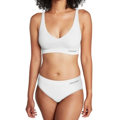 Image of Jockey® Eco Seamfree® Smooth Hipster, White, XL