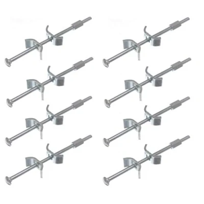 Image of TERF® 8 Pcs Heavy Duty Worktop Connector Bolts M6 X 100mm Kitchen Furniture Clamps Butterfly Bolt For Jointing Fixing and Clamping