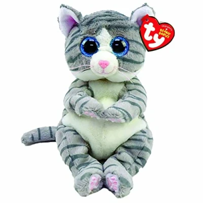 Image of TY Toys Beanie Babies Cat Mitzi 15 CM, Gray,2009121