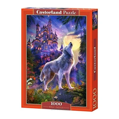 Image of Castorland C 104178 2 Hobby Panoramic Wolf Castle Jigsaw Puzzle, 1000 Pieces Set, Multicolour
