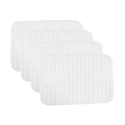 Image of Waldhausen Horse Bandage Under Layer with Fastening Pack of 4 White