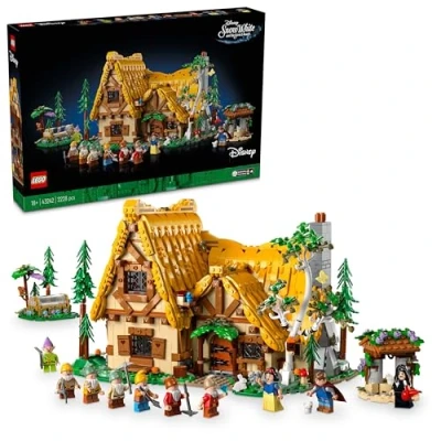 Image of Lego Disney 43242 Snow White and The Seven Dwarfs&#039; Cottage