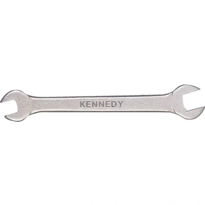 Image of Kennedy Metric Open Ended Spanner, Double End, Chrome Vanadium Steel, 5.5mm x 6.0mm