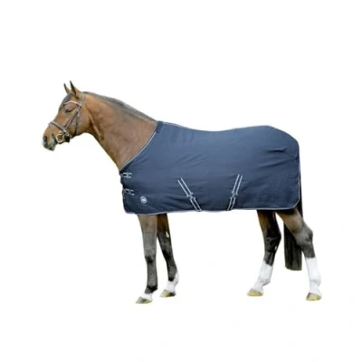 Image of HKM Florida 10307 Stable Blanket Summer Horse Transport D Blue 145 cm