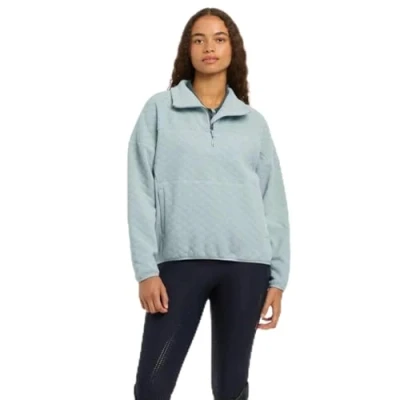 Image of LeMieux Dana Quarter Zip Fleece Glacier, 14, Glacier