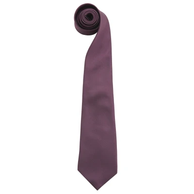 Image of Premier Mens Fashion Colours Work Clip On Tie (Pack of 2) (Purple) One Size
