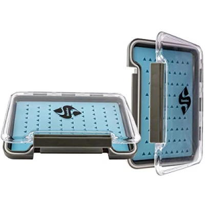 Image of Snowbee Slimline Silicone Foam Fly Box Large/Model 14756