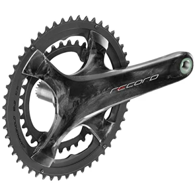 Image of Campagnolo Record Carbon Ultra Torque 12 Speed Chainset , Black, 170 mm 50 34T