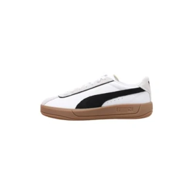 Image of PUMA Women&#039;s Club KLASSIKA Sneaker, White Black Warm White, 4.5 UK
