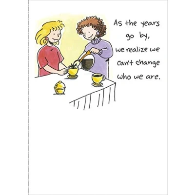 Image of As The Years Go by! Humorous Bottlecap Greeting Card
