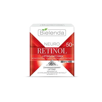 Image of Bielenda Neuro Retinol Lifting Anti Wrinkle Cream Concentrate 50+ Day Night 50ml
