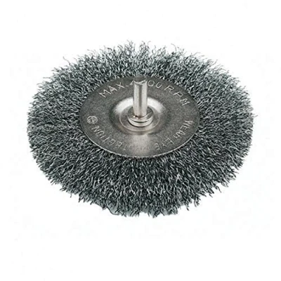 Image of Silverline Rotary Steel Wire Wheel Brush 75mm