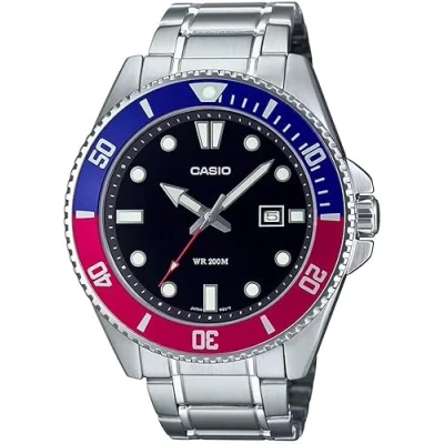 Image of Casio Men&#039;s Analog Quartz Watch with Stainless Steel Strap MDV 106DD 1A3VCF