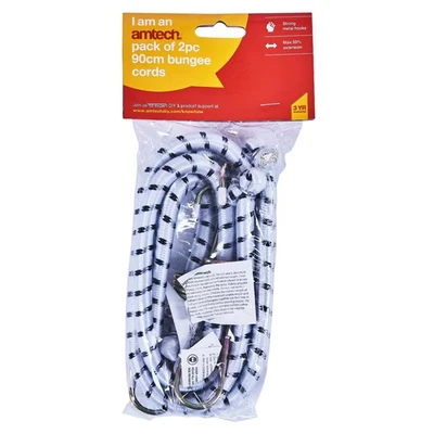 Image of Amtech S0650 900mm (36&quot;) Bungee Cords (2 Pack)