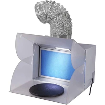 Image of Airbrush Spray Box Fengda® BD 512 with extraction