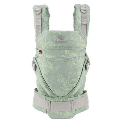 Image of manduca XT Baby Carrier with Adjustable Seat, 3 Position (Front Inward, Hip &amp; Back), Organic Cotton, Grows Your from Birth to Toddler (3.5 20kg), Limited Edition Botanic Green