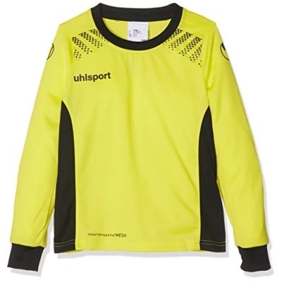 Image of Uhlsport UHLSH Kids Goal Goalkeeper Shirt Jersey lite Fluo Yellow/Black, 116