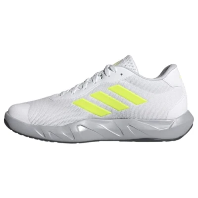 Image of adidas Men&#039;s Amplimove Trainer Gym Shoe Training, Cloud White/Lucid Lemon/core Black, 6 UK