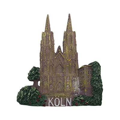 Image of 3D Koln Cologne Germany Refrigerator Fridge Magnet Tourist Souvenirs Handmade Resin Craft Magnetic Stickers Home Kitchen Decoration Travel Gift