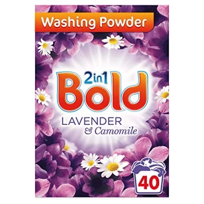 Image of Bold 2 in 1 Washing Powder Lavender and Camomile with a Touch of Lenor Long Lasting Freshness, 40 Washes, 2.6kg