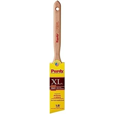 Image of Purdy 144152315 XL Glide Nylon/Polyester Brush Angle Sash, Wood, 1 1/2&quot;
