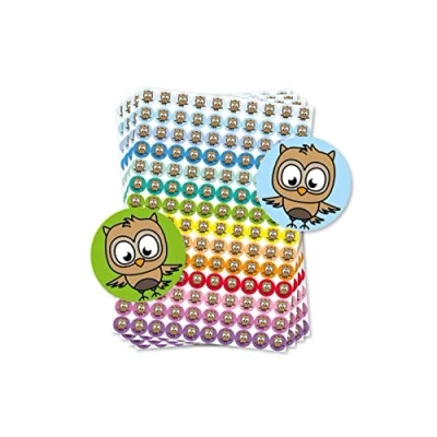 Image of TimeTEX Commendation Stickers &quot;Owl&quot;, Pack of 352
