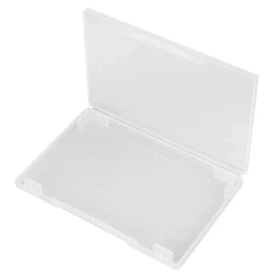Image of WestonBoxes Plastic Business Card Pocket Wallet for 10 15 Cards or 2 3 Debit Credit (Transparent, 5 Pack)