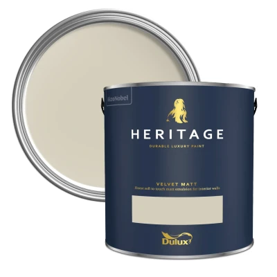 Image of Dulux Trade Heritage Velvet Matt Emulsion Green Earth (1 Litre)