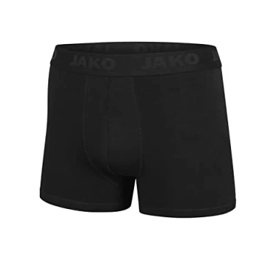 Image of JAKO Men&#039;s Premium 2 Pack Boxer Shorts, Black, M