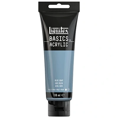 Image of LIQUITEX Basics Acrylic Paint, Blue Gray, 118 ml Tube