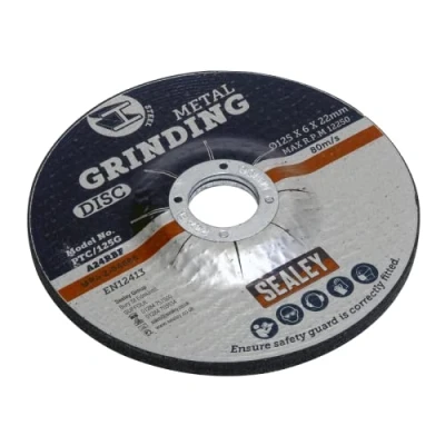 Image of Sealey Grinding Disc Ø125 x 6mm Ø22mm Bore