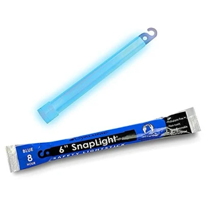 Image of Cyalume Glow Sticks Military Grade Lightstick Premium Blue 6 SnapLight Emergency Chemical Light Stick with 8 Hour Duration (Bulk Pack of 30 Chem Lights)