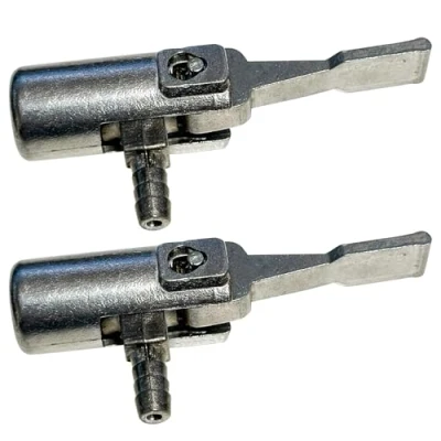 Image of Laxzo ® Dual Head Bike Valve Adapter, 2Pcs Track Pump Tyre Air Accessories Multi use Connector Adapter for Bicycle Replacement