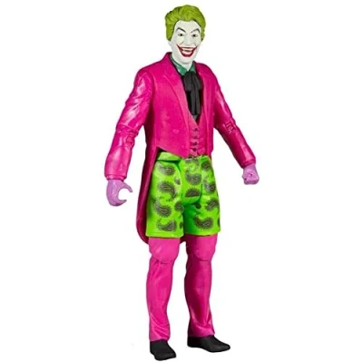 Image of McFarlane TM15043 The Joker Swim Shorts Batman ACTION FIGURE, Striped, MULTI