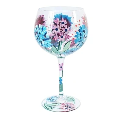 Image of Lesser &amp; Pavey Gin Glass for Women Men Gifts Hydrangea Premium Suitable Any Occasion Lynsey Johnstone