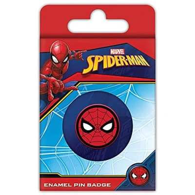 Image of Marvel Comics (Spider Man Design) 8cm x Enamel Pin Badge Official Merchandise