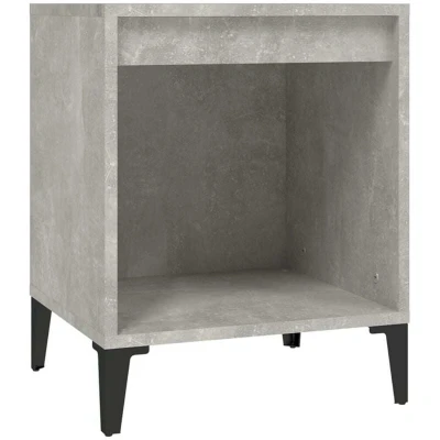 Image of vidaXL Bedside Cabinet Concrete Grey 40x35x50 cm