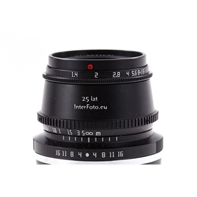 Image of TTArtisan 35mm F1.4 Metal Bodied Lens Compatible with Canon M Mount Black