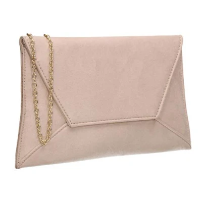 Image of SwankySwans Women&#039;s Dory Clutch Bag, Nude