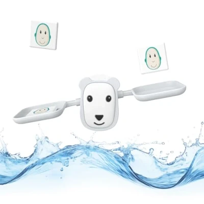 Image of Matchstick Monkey, Bathtime Scale Balance Bath Toy, Antimicrobial Baby Sensory Learning 1 Scale, 6 Weight Chips, 12 Months Old+, No Holes, Mould, Polar Bear