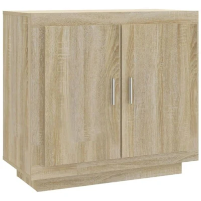 Image of vidaXL Sideboard Sonoma Oak 80x40x75 cm Engineered Wood