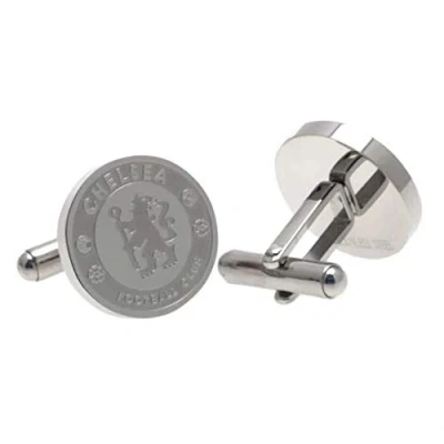 Image of Chelsea F.C. Stainless Steel Cufflinks CR