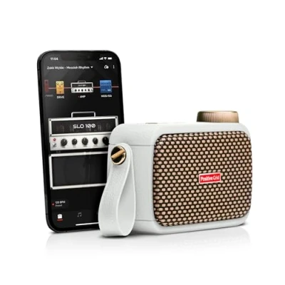 Image of Positive Grid Spark GO 5W Ultra Portable Smart Guitar Amp, Headphone Amp &amp; Bluetooth Speaker with App for Electric Guitar, Acoustic or Bass Pearl