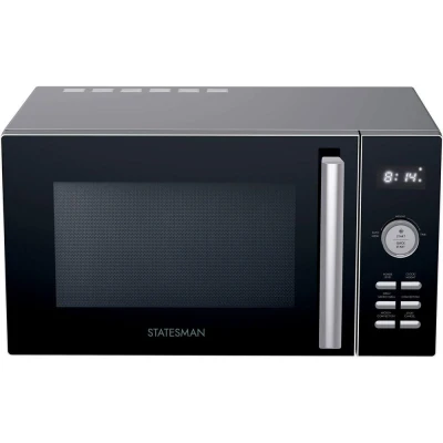 Image of Statesman SKMC0930SS Digital Combination Microwave with Grill and Convection, 900 W, 30 Litre, 6 Power Levels, Stainless Steel Interior, 10 Auto Cooking Programmes, 95 Minute Timer,