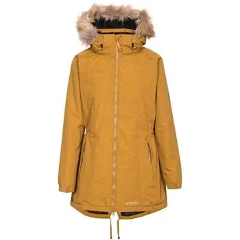 Image of Trespass Womens/Ladies Celebrity Insulated Longer Length Parka Jacket (S) (Golden Brown)