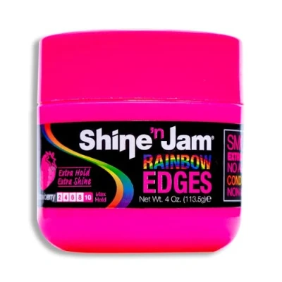 Image of Ampro Shine N JAM Rainbow Edges Extra Hold and 4oz (STRAWBERRY)