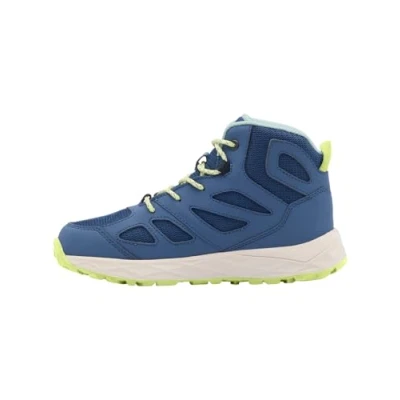 Image of Jack Wolfskin Woodland Texapore Hiking shoes for kids, Size: 1, Evening sky Imitation leather/ textile