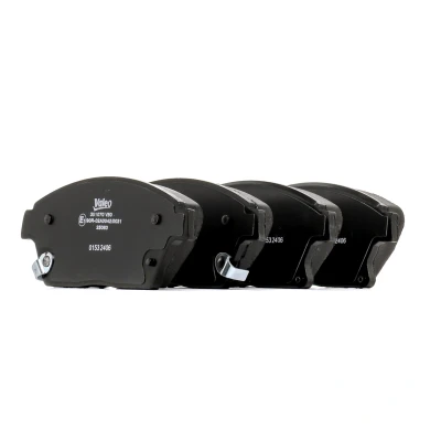 Image of 13412810 Brake pad set VALEO 301070 FIRST Front Axle incl. wear warning contact with anti squeak plate VAUXHALL: Mokka / X, ZAFIRA Mk3