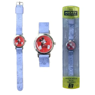 Image of Mickey Mouse Classic Nylon Strap aloy Wrist Watch (WD20177) 1