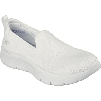 Image of Skechers Performance GO WALK FLEX SLIP ON Walking trainers, Women&#039;s, Size: 7, White Textile